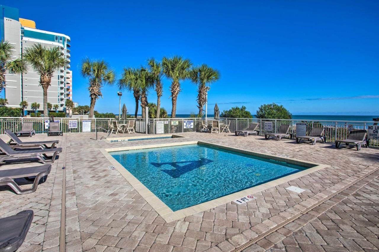 Oceanfront Condo With Huge Balcony Walk To Skywheel Myrtle Beach Zewnętrze zdjęcie
