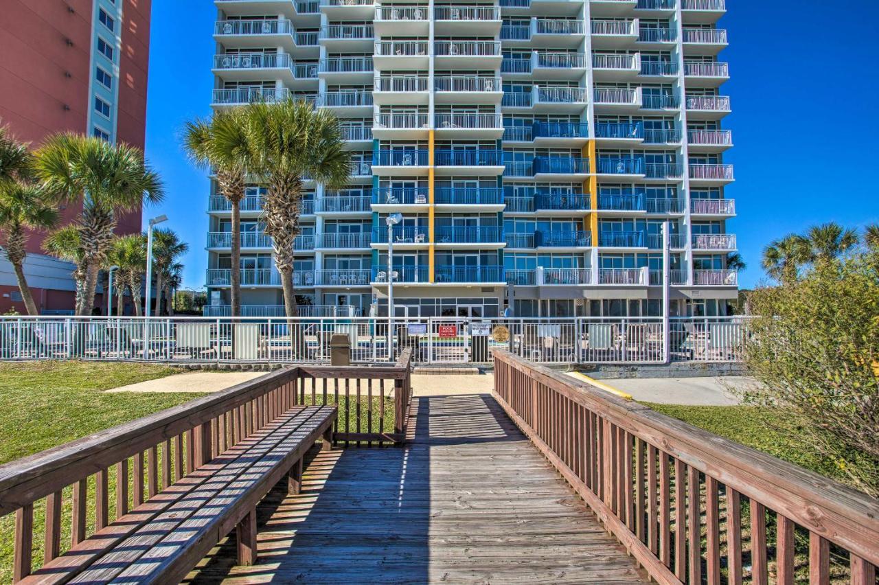 Oceanfront Condo With Huge Balcony Walk To Skywheel Myrtle Beach Zewnętrze zdjęcie