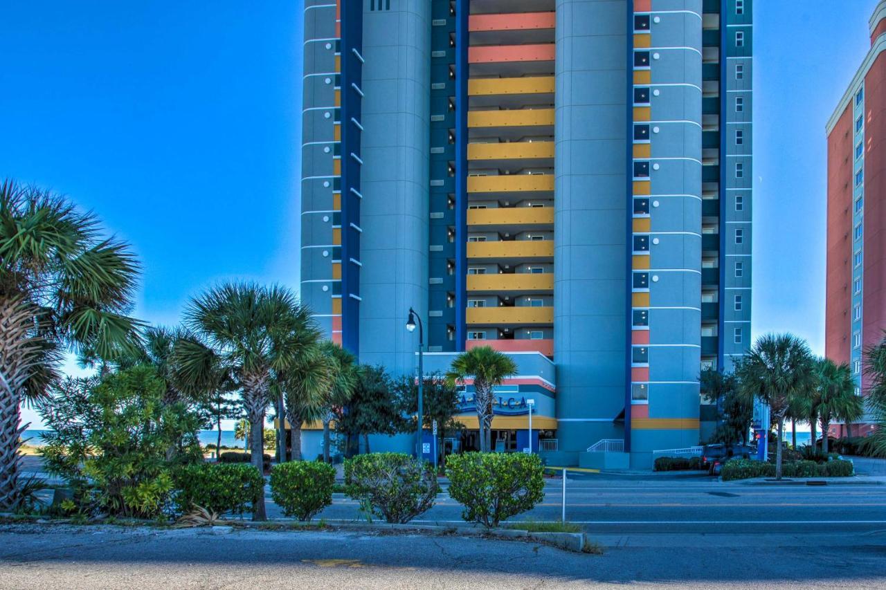 Oceanfront Condo With Huge Balcony Walk To Skywheel Myrtle Beach Zewnętrze zdjęcie