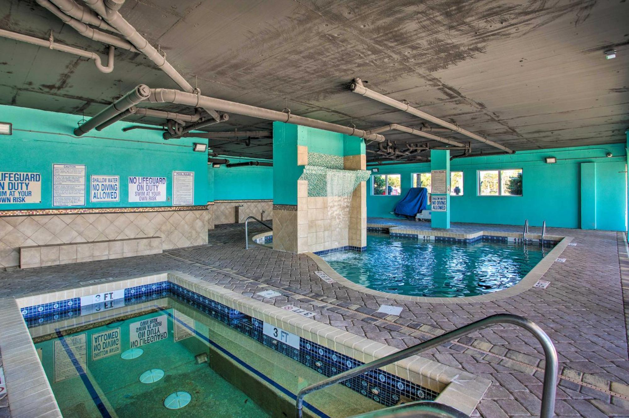 Oceanfront Condo With Huge Balcony Walk To Skywheel Myrtle Beach Zewnętrze zdjęcie