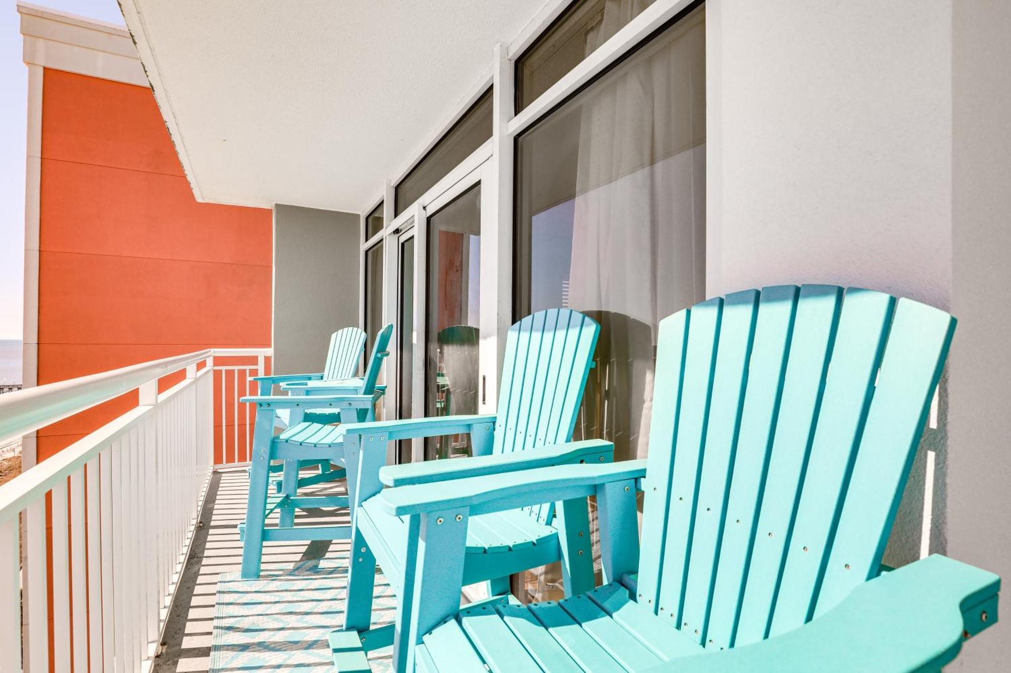 Oceanfront Condo With Huge Balcony Walk To Skywheel Myrtle Beach Zewnętrze zdjęcie