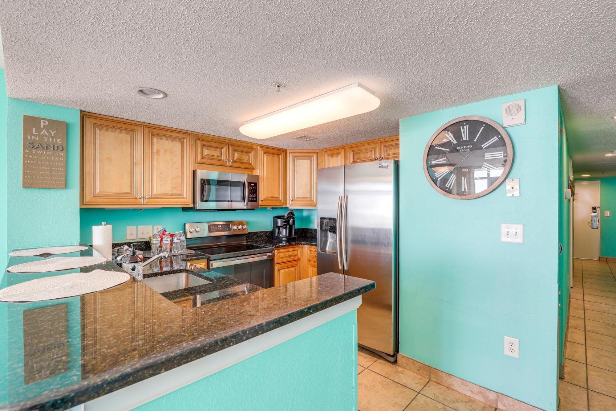 Oceanfront Condo With Huge Balcony Walk To Skywheel Myrtle Beach Zewnętrze zdjęcie