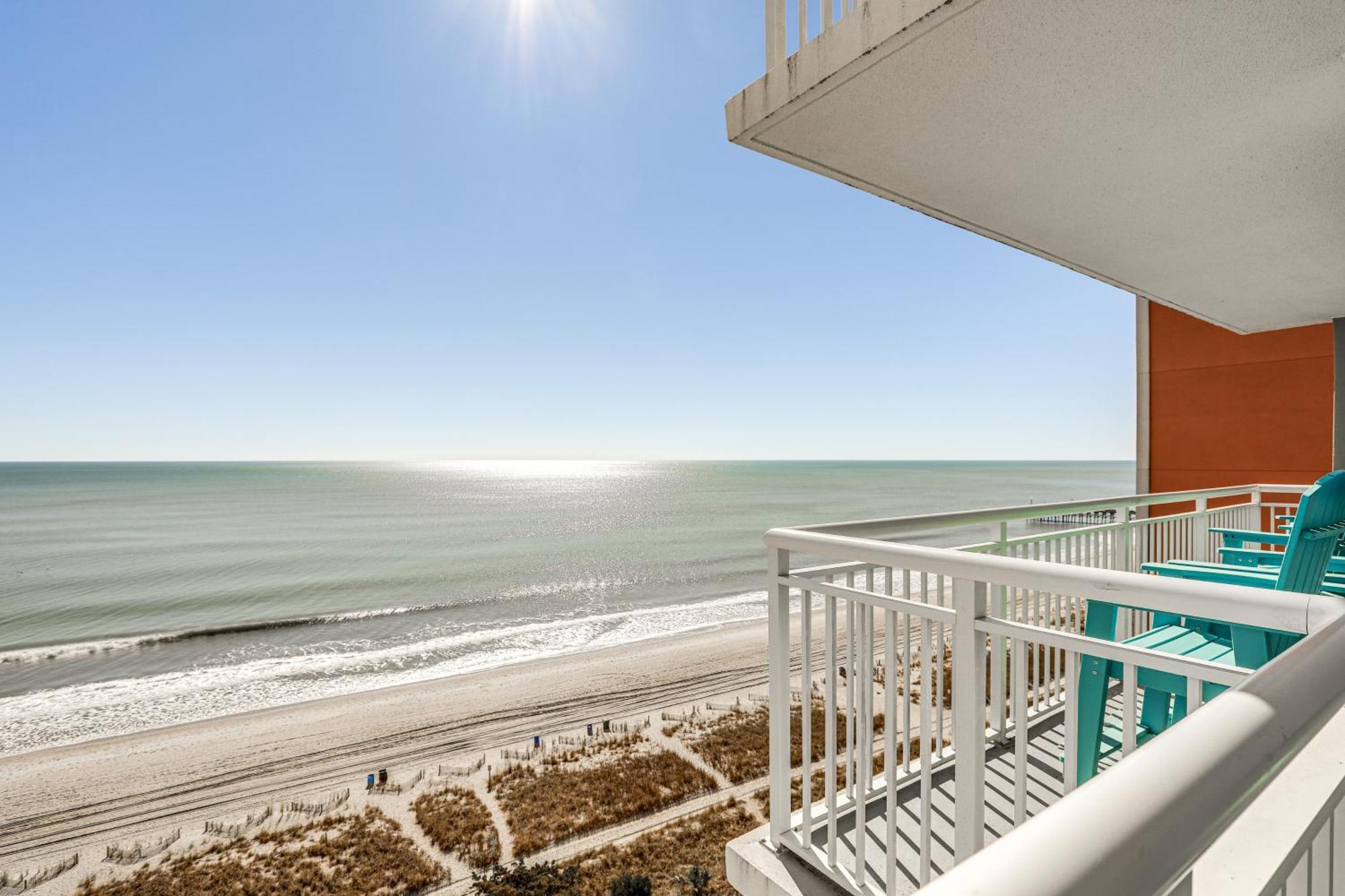 Oceanfront Condo With Huge Balcony Walk To Skywheel Myrtle Beach Zewnętrze zdjęcie