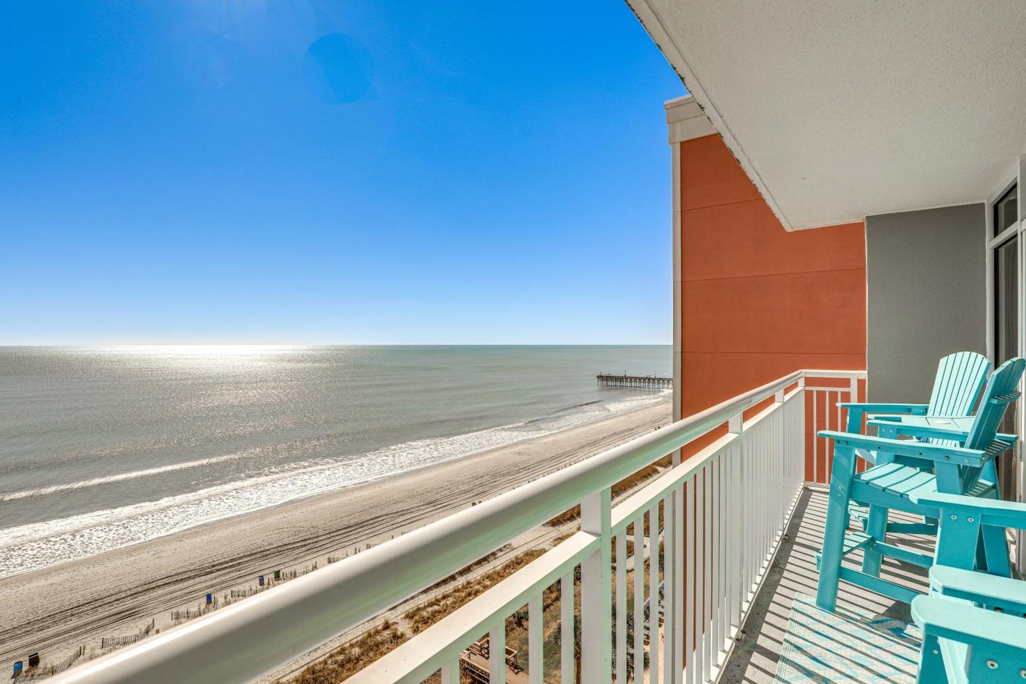 Oceanfront Condo With Huge Balcony Walk To Skywheel Myrtle Beach Zewnętrze zdjęcie